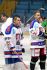Football Players Tried to Score with Hockey Sticks 