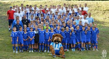 Fotbalisté na Teribear běhu Nadace Terezy Maxové (11.9.2019)