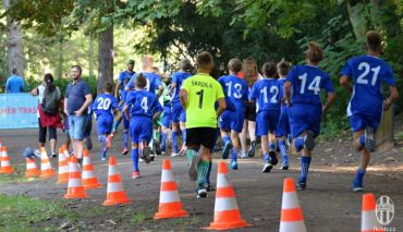 Fotbalisté na Teribear běhu Nadace Terezy Maxové (11.9.2019)